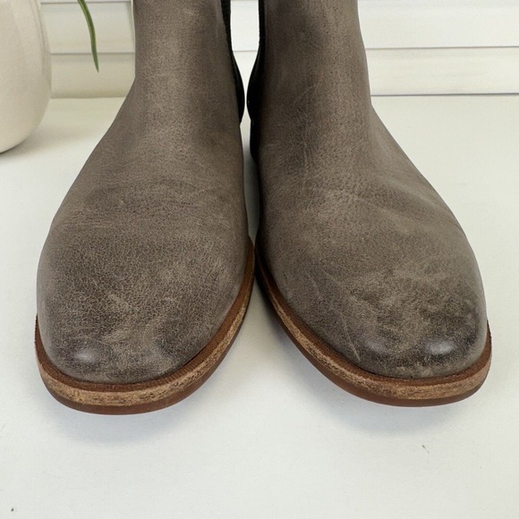 Kork‎ Ease Kama Chelsea Ankle Boots Taupe Brown Slip On Womens Size 11 M - Picture 4 of 11